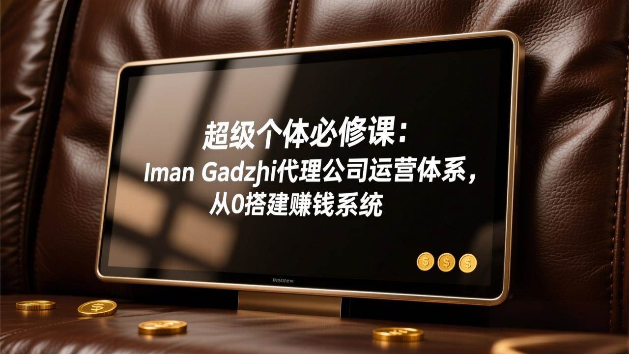 （17525期）超级个体必修课：Iman Gadzhi代理公司运营体系，从0搭建赚钱系统|网坠金库