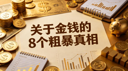 某公众号付费文章：关于金钱的8个粗暴真相|网坠金库