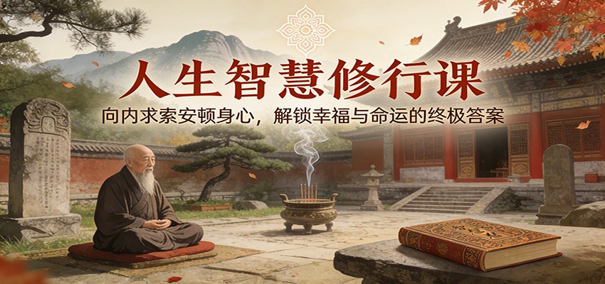 人生智慧修行课：向内求索安顿身心，解锁幸福与命运的终极答案|网坠金库