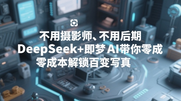 不用摄影师、不用后期，DeepSeek+即梦AI带你零成本解锁百变写真！|网坠金库