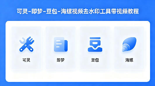 可灵–即梦–豆包–海螺视频去水印工具带视频教程|网坠金库